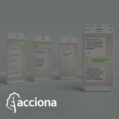 Asistente Virtual para Recursos Humanos WhatsApp AI de Acciona