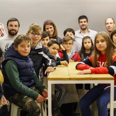 Emergya recibe la visita de niñas y niños de la iniciativa GEN10S
